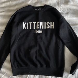 Kittenish Black Sweatshirt small
